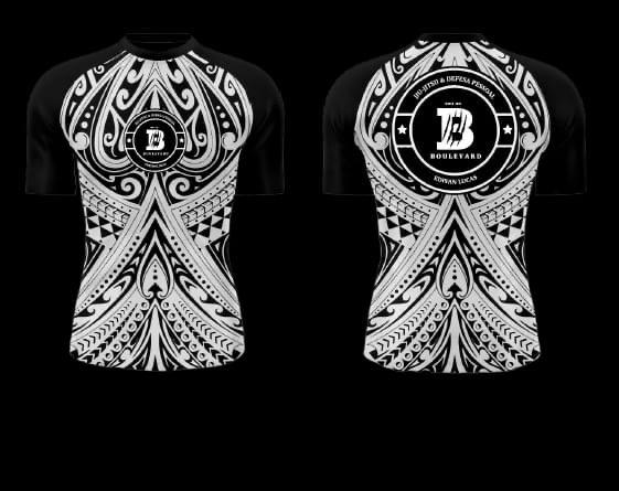 Rashguard Manga Curta Tribal